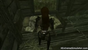 Skyrim Threesome Sex Lesson Regarding MILF