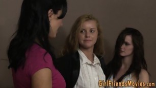 Lesbian Teen Bride Cums Getting Fingered